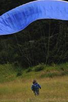 visão esportiva de parapente foto