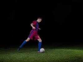 visão de jogador de futebol foto