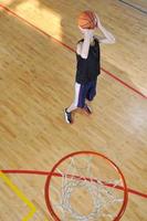 visão de jogador de basquete foto