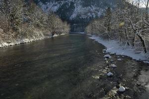 paisagem de inverno montanha foto