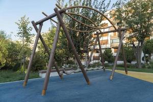 cercadinho. parque infantil no parque foto