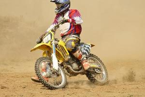 corrida de motocross foto