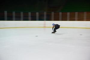 vista de patinação de velocidade foto