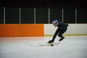 vista de patinação de velocidade foto