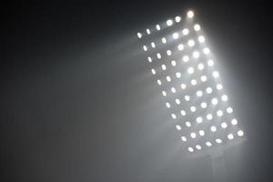 vista das luzes do estádio foto