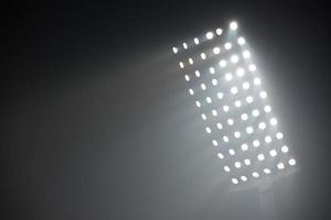 vista das luzes do estádio foto