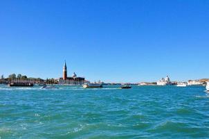 panorama da cidade de veneza da vista de bigwater. Itália foto