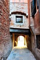 Veneza, Itália. campo clássico veneza quadrado com edifícios típicos em veneza foto