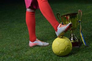 visão de jogador de futebol foto