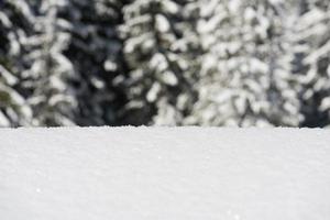 fundo de neve de inverno foto