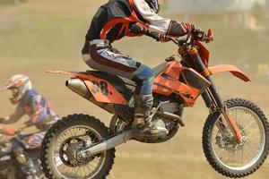 corrida de motocross foto