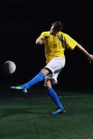 visão de jogador de futebol foto