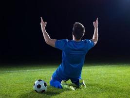 visão de jogador de futebol foto