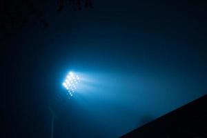 vista das luzes do estádio foto