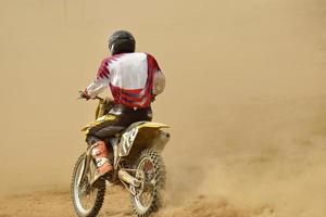 corrida de motocross foto