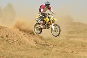 corrida de motocross foto