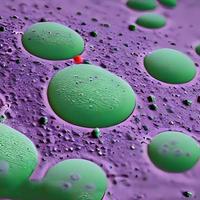 bactérias vírus ou germes células de microorganismos. ilustração médica. ilustração 3D. uma renderização 3d de alta resolução foto