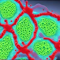 vírus, bactérias, fundo 3d médico de fungos. omicron, rinovírus, infecção por hpv, hiv, adenovírus, células do vírus da doença da gripe, anticorpo, bacteriófago foto