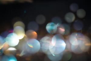 luzes de bokeh cintilantes foto