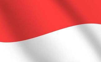 bandeira nacional indonésia foto