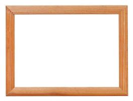 moderno porta-retrato de madeira estreito foto
