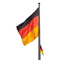 bandeiras do estado alemão isoladas foto