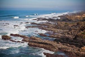 costa oeste do oceano de portugal foto