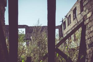 casa abandonada retrô foto