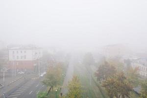 imagens de drones aéreos. panorama de kiev foto