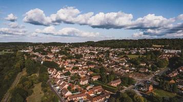 vista aérea do bairro de bristol foto