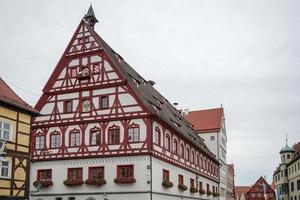 Nordlingen, Alemanha, 2014. Antiga casa de madeira em Nordlingen foto
