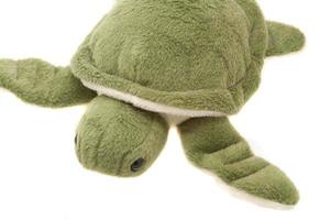 close-up vista de brinquedo de tartaruga de pelúcia