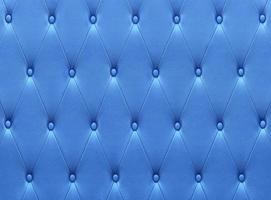 padrão de estofamento de assento de couro azul foto