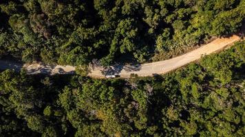 de cima para baixo da pista 4wd foto