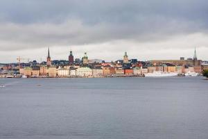 vista em gamla stan, estocolmo foto