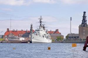 a fragata peder skram em copenhague foto