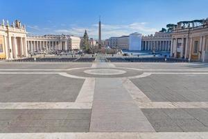 Praça de São Pedro em Roma foto