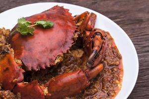 chilli crab asia cuisine.