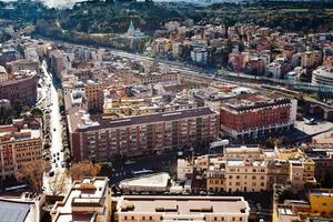 vista acima de roma foto