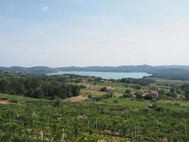 lago di viverone lago na itália foto