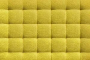 fundo de couro de camurça amarelo, padrão xadrez clássico para móveis, parede, cabeceira foto
