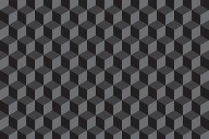 padrão de cubos 3d geométrico preto. abstrato. foto