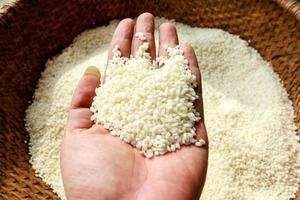 arroz branco foto