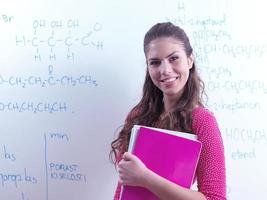 retrato de menina da escola foto