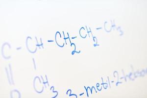 estrutura química da molécula no javali foto