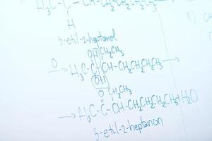 estrutura química da molécula no javali foto