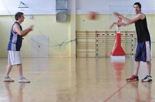 conceito de competição de basquete foto