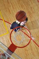 visão de jogador de basquete foto