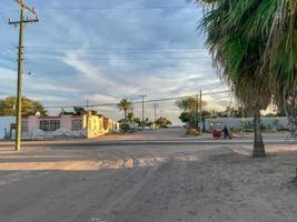 adolfo lopez mateos vista da pequena vila mexicana foto