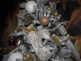 enfeites de natal e decorações fecham detalhes foto